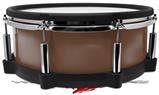 Skin Wrap works with Roland vDrum Shell PD-140DS Drum Solids Collection Chocolate Brown (DRUM NOT INCLUDED)