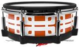 Skin Wrap works with Roland vDrum Shell PD-140DS Drum Boxed Burnt Orange (DRUM NOT INCLUDED)