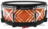 Skin Wrap works with Roland vDrum Shell PD-140DS Drum Wavey Burnt Orange (DRUM NOT INCLUDED)