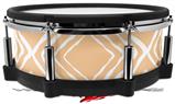 Skin Wrap works with Roland vDrum Shell PD-140DS Drum Wavey Peach (DRUM NOT INCLUDED)
