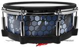 Skin Wrap works with Roland vDrum Shell PD-140DS Drum HEX Mesh Camo 01 Blue (DRUM NOT INCLUDED)