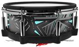 Skin Wrap works with Roland vDrum Shell PD-140DS Drum Baja 0023 Neon Teal (DRUM NOT INCLUDED)