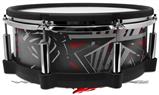 Skin Wrap works with Roland vDrum Shell PD-140DS Drum Baja 0023 Red Dark (DRUM NOT INCLUDED)