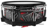 Skin Wrap works with Roland vDrum Shell PD-140DS Drum Baja 0023 Red (DRUM NOT INCLUDED)