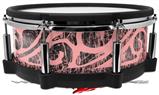 Skin Wrap works with Roland vDrum Shell PD-140DS Drum Folder Doodles Pink (DRUM NOT INCLUDED)