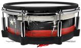 Skin Wrap works with Roland vDrum Shell PD-140DS Drum Painted Faded and Cracked Red Line USA American Flag (DRUM NOT INCLUDED)