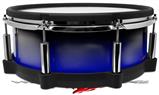 Skin Wrap works with Roland vDrum Shell PD-140DS Drum Smooth Fades Blue Black (DRUM NOT INCLUDED)