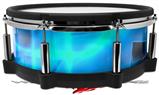 Skin Wrap works with Roland vDrum Shell PD-140DS Drum Cubic Shards Blue (DRUM NOT INCLUDED)