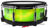 Skin Wrap works with Roland vDrum Shell PD-140DS Drum Cubic Shards Green (DRUM NOT INCLUDED)