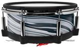 Skin Wrap works with Roland vDrum Shell PD-140DS Drum Blue Black Marble (DRUM NOT INCLUDED)