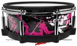 Skin Wrap works with Roland vDrum Shell PD-140DS Drum Baja 0003 Hot Pink (DRUM NOT INCLUDED)