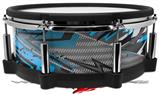 Skin Wrap works with Roland vDrum Shell PD-140DS Drum Baja 0032 Blue Medium (DRUM NOT INCLUDED)