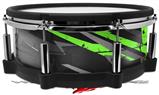 Skin Wrap works with Roland vDrum Shell PD-140DS Drum Baja 0014 Neon Green (DRUM NOT INCLUDED)