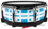 Skin Wrap works with Roland vDrum Shell PD-140DS Drum Boxed Neon Blue (DRUM NOT INCLUDED)