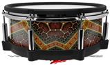 Skin Wrap works with Roland vDrum Shell PD-140DS Drum Ancient Tiles (DRUM NOT INCLUDED)