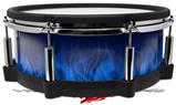 Skin Wrap works with Roland vDrum Shell PD-140DS Drum Fire Blue (DRUM NOT INCLUDED)
