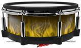 Skin Wrap works with Roland vDrum Shell PD-140DS Drum Fire Flames Yellow (DRUM NOT INCLUDED)