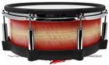 Skin Wrap works with Roland vDrum Shell PD-140DS Drum Exotic Wood Beeswing Eucalyptus Burst Fire Red (DRUM NOT INCLUDED)