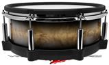 Skin Wrap works with Roland vDrum Shell PD-140DS Drum Exotic Wood White Oak Burl Burst Black (DRUM NOT INCLUDED)
