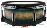Skin Wrap works with Roland vDrum Shell PD-140DS Drum Exotic Wood White Oak Burl Burst Deep Blue (DRUM NOT INCLUDED)