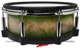 Skin Wrap works with Roland vDrum Shell PD-140DS Drum Exotic Wood White Oak Burl Burst Tropical Green (DRUM NOT INCLUDED)