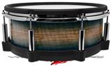 Skin Wrap works with Roland vDrum Shell PD-140DS Drum Exotic Wood Pommele Sapele Burst Deep Blue (DRUM NOT INCLUDED)