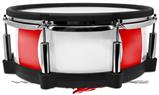Skin Wrap works with Roland vDrum Shell PD-140DS Drum Bullseye Red and White (DRUM NOT INCLUDED)