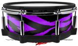 Skin Wrap works with Roland vDrum Shell PD-140DS Drum Purple Zebra (DRUM NOT INCLUDED)