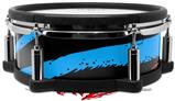 Skin Wrap works with Roland vDrum Shell PD-108 Drum Zebra Blue (DRUM NOT INCLUDED)