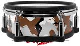 Skin Wrap works with Roland vDrum Shell PD-108 Drum Sexy Girl Silhouette Camo Brown (DRUM NOT INCLUDED)