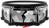 Skin Wrap works with Roland vDrum Shell PD-108 Drum Sexy Girl Silhouette Camo Gray (DRUM NOT INCLUDED)