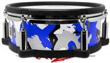 Skin Wrap works with Roland vDrum Shell PD-108 Drum Sexy Girl Silhouette Camo Blue (DRUM NOT INCLUDED)