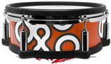 Skin Wrap works with Roland vDrum Shell PD-108 Drum Locknodes 03 Burnt Orange (DRUM NOT INCLUDED)
