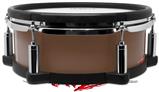 Skin Wrap works with Roland vDrum Shell PD-108 Drum Solids Collection Chocolate Brown (DRUM NOT INCLUDED)