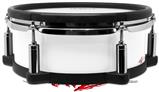 Skin Wrap works with Roland vDrum Shell PD-108 Drum Solids Collection White (DRUM NOT INCLUDED)