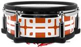 Skin Wrap works with Roland vDrum Shell PD-108 Drum Boxed Burnt Orange (DRUM NOT INCLUDED)