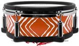 Skin Wrap works with Roland vDrum Shell PD-108 Drum Wavey Burnt Orange (DRUM NOT INCLUDED)
