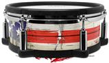 Skin Wrap works with Roland vDrum Shell PD-108 Drum Painted Faded and Cracked USA American Flag (DRUM NOT INCLUDED)