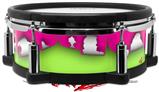 Skin Wrap works with Roland vDrum Shell PD-108 Drum Ripped Colors Hot Pink Neon Green (DRUM NOT INCLUDED)