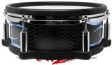 Skin Wrap works with Roland vDrum Shell PD-108 Drum Metal Flames Blue (DRUM NOT INCLUDED)