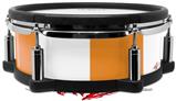 Skin Wrap works with Roland vDrum Shell PD-108 Drum Psycho Stripes Orange and White (DRUM NOT INCLUDED)