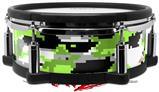 Skin Wrap works with Roland vDrum Shell PD-108 Drum WraptorCamo Digital Camo Neon Green (DRUM NOT INCLUDED)