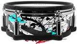 Skin Wrap works with Roland vDrum Shell PD-108 Drum Baja 0018 Neon Teal (DRUM NOT INCLUDED)