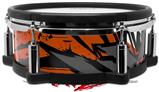 Skin Wrap works with Roland vDrum Shell PD-108 Drum Baja 0040 Orange Burnt (DRUM NOT INCLUDED)