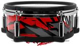 Skin Wrap works with Roland vDrum Shell PD-108 Drum Baja 0040 Red (DRUM NOT INCLUDED)