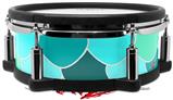 Skin Wrap works with Roland vDrum Shell PD-108 Drum Scales Blue Green (DRUM NOT INCLUDED)