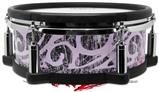 Skin Wrap works with Roland vDrum Shell PD-108 Drum Folder Doodles Lavender (DRUM NOT INCLUDED)