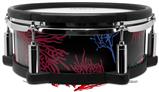 Skin Wrap works with Roland vDrum Shell PD-108 Drum Floating Coral Black (DRUM NOT INCLUDED)