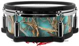 Skin Wrap works with Roland vDrum Shell PD-108 Drum WraptorCamo Grassy Marsh Neon Teal (DRUM NOT INCLUDED)