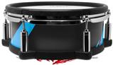 Skin Wrap works with Roland vDrum Shell PD-108 Drum Jagged Camo Neon Blue (DRUM NOT INCLUDED)